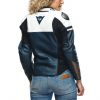 Dainese RAPIDA dámská sportovní kožená bunda modrá/bílá vel.38